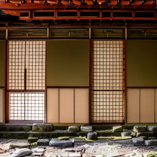 Prompt: photo of an abandoned Japanese temple, cinematic, light rays, 8k,