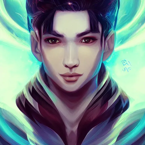 Image similar to a powerful psychic man emitting psychic powers, by ross tran, aesthetic!!, digital painting, intricate, full body character concept art,