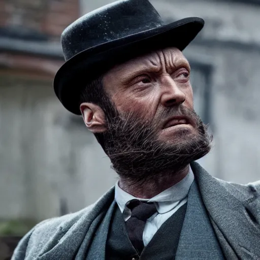 Image similar to Wolverine in Peaky Blinders very detailed 4K quality super realistic