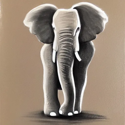 Image similar to Elephant in a studio dancing