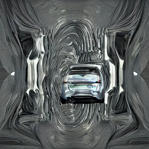 Image similar to car Ash Thorp :: in oil liquid architecture style