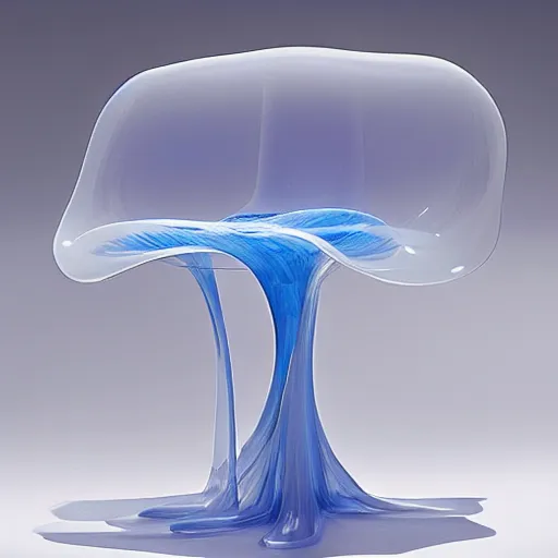 Image similar to the jellyfish stool by Zaha hadid