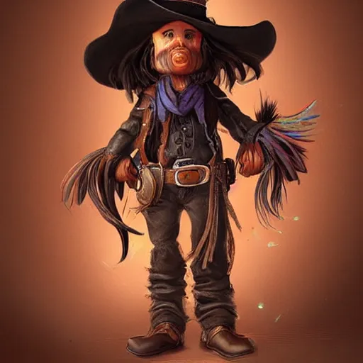 Image similar to beautiful cowboy witch, wild west, detailed, concept art, trending on artstation