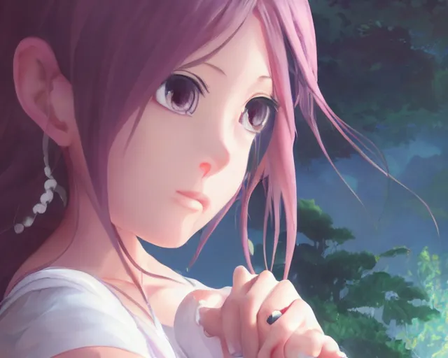 Image similar to full body portrait character concept art, oil painting anime key visual of human princess fiona, studio lighting delicate features finely detailed perfect face directed gaze, at an ancient city, gapmoe yandere grimdark, trending on pixiv fanbox, painted by greg rutkowski makoto shinkai takashi takeuchi studio ghibli