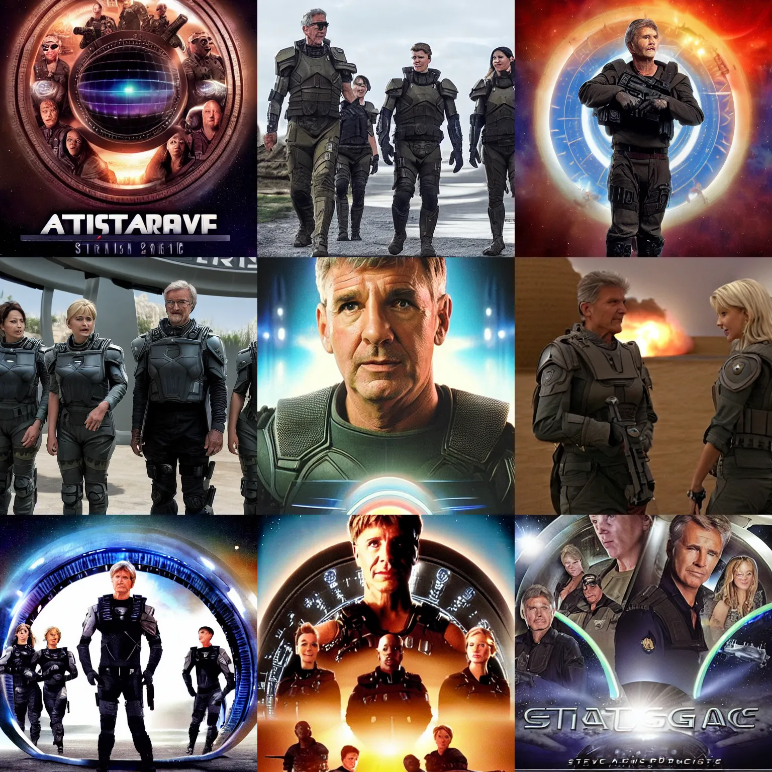 Prompt: Stargate SG-1 (2018), directed by Steven Spielberg