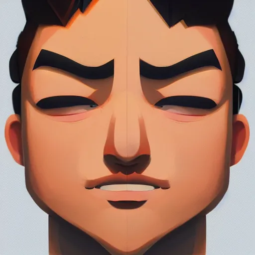 Image similar to face icon stylized minimalist super nintendo, loftis, cory behance hd by jesper ejsing, by rhads, makoto shinkai and lois van baarle, ilya kuvshinov, rossdraws global illumination