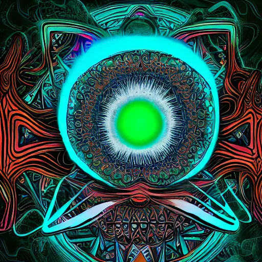 Image similar to prying open my third eye, digital art, 8 k