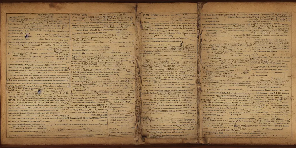 Prompt: modern scientific documents, in rich color, aged paper, texture, highly detailed, lots of pictures, close up, no text