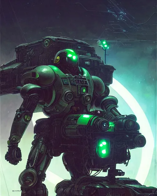 Image similar to luigi in a mech scifi suit with missles and small lights by, fantasy character portrait, ultra realistic, futuristic background by laurie greasley, concept art, intricate details, highly detailed by greg rutkowski, gaston bussiere, craig mullins, simon bisley