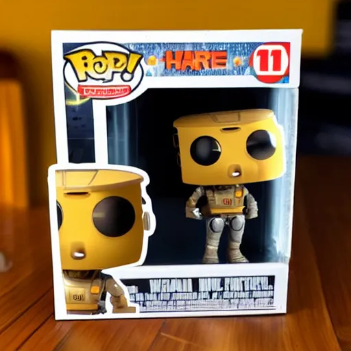 Prompt: Wall-E Funko Pop