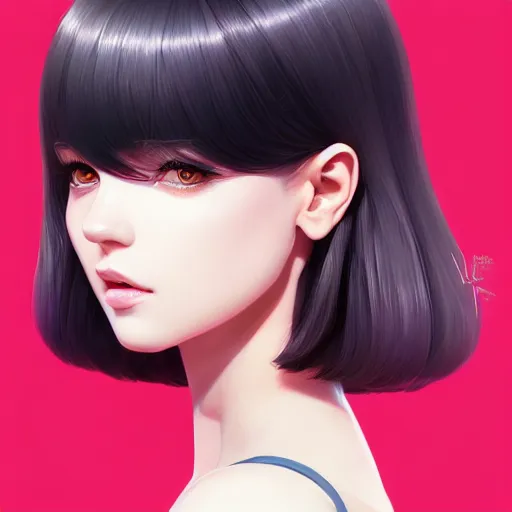 Image similar to a portrait of a beautiful diamond glittering, art by ilya kuvshinov and wlop and artgerm and josan gonzalez, magda torres gurza, digital art, highly detailed, intricate, sharp focus, trending on artstation hq, deviantart, pinterest, unreal engine 5, 4 k uhd image