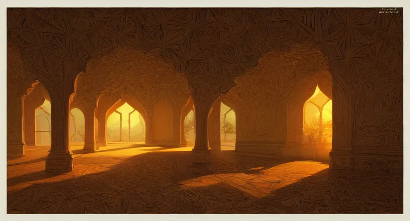 Prompt: poetry. art by salman toor. global illumination, radiant light, detailed and intricate environment, atmospheric light, cinematic, trending on artstation