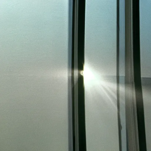 Image similar to a close - up of a gpu preserved in a jar of olive oil, sun rays shining through window, cinematic shot, photo still from movie by denis villeneuve