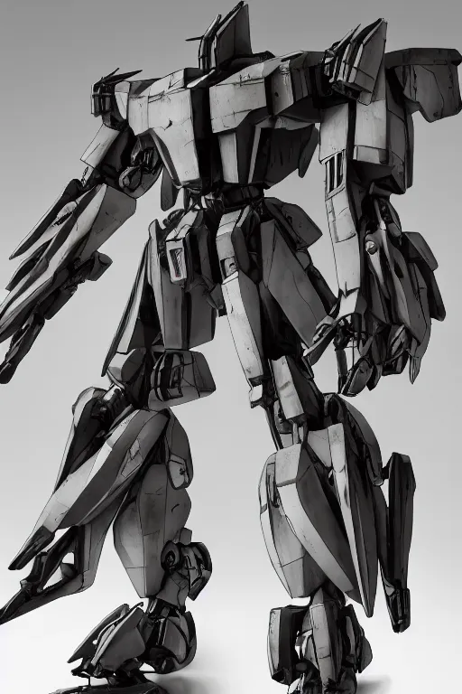 Prompt: video game play, full body armored core mecha by fujioka kenki, armored core style mecha, hyper realistic, hyper detailed, 8 k, octane render, unreal engine, ray tracing