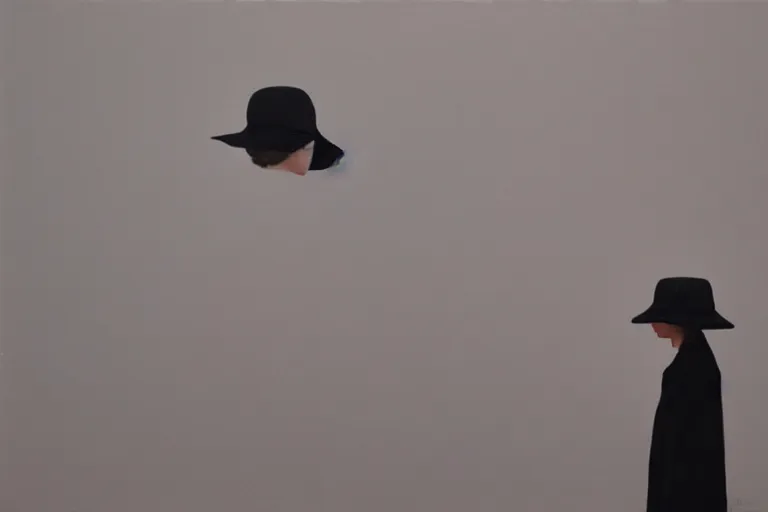 Image similar to young a woman with a raven - shaped hat artwork by tim eitel