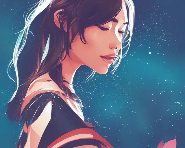 Image similar to the joy of life, a simple vector based illustration, by ross tran, artgerm