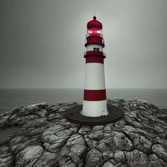 Image similar to a beautiful view of silent hill lighthouse, ultra detailed