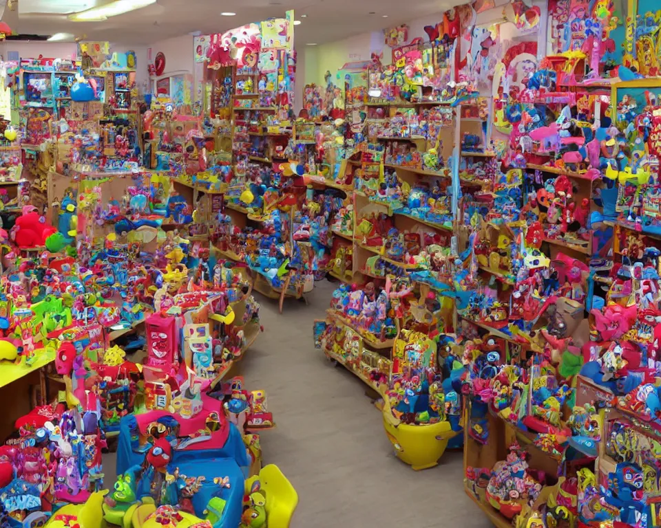 Image similar to footage of a toy shop explosion