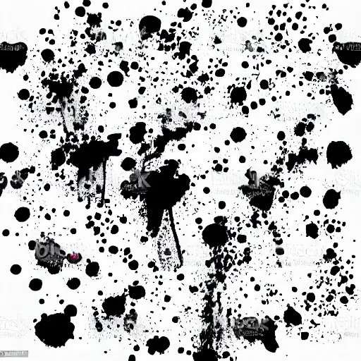 Prompt: ink splotch. vector art, black on white.