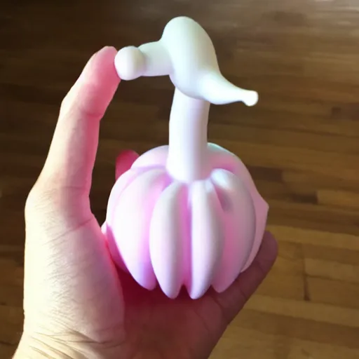 Image similar to a 3d printed plumbus, fully functional, fresh from the printer