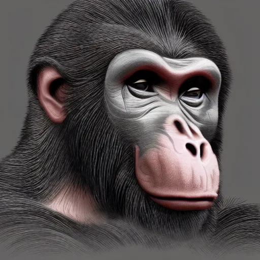 Image similar to bored ape nft, digital art