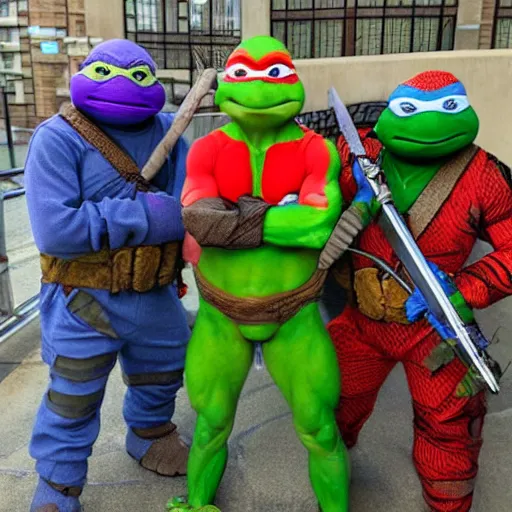 Image similar to teenage mutant ninja turtles