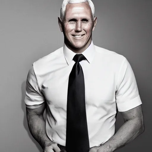 Prompt: gay mike pence, photo taken for abercrombie and fitch