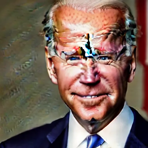 Image similar to joe biden suspiciously looking into the camera, portrait, magazine photograph, cnn, fox news, looking confused