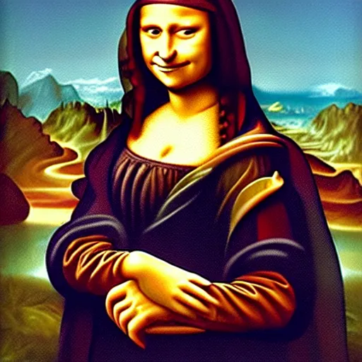 Prompt: Hargrid as Mona Lisa painting