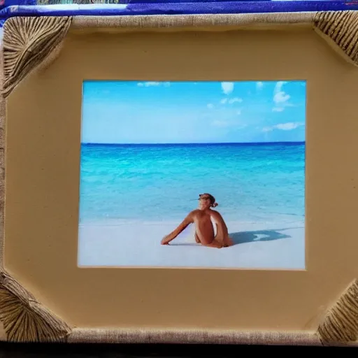 Image similar to pisceus in bikini on the beach