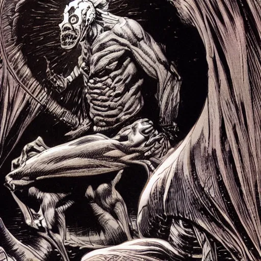 Image similar to the eater of universes, bernie wrightson, highly detailed, terrifying