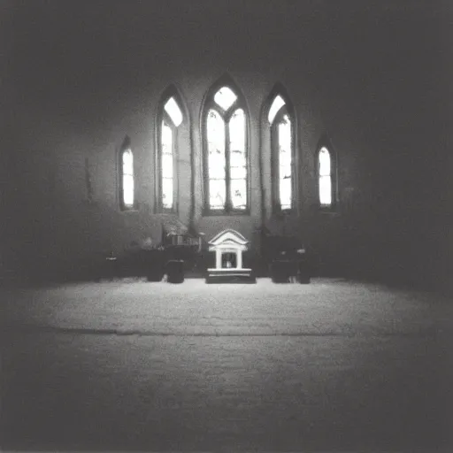 Prompt: Beautiful Liminal Grainy foggy disposable-camera Photograph of a church made from potatoes potatoes potatoes potatoes potatoes