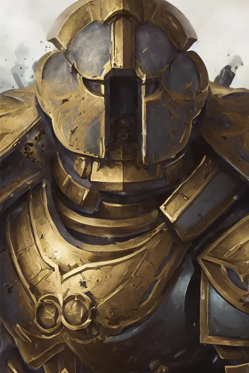 Image similar to armor portrait heros warhammer 4 0 k horus heresy fanart - the primarchs emperor by johannes helgeson animated with vfx concept artist & illustrator global illumination ray tracing hdr fanart arstation zbrush central hardmesh 8 k octane renderer comics stylized