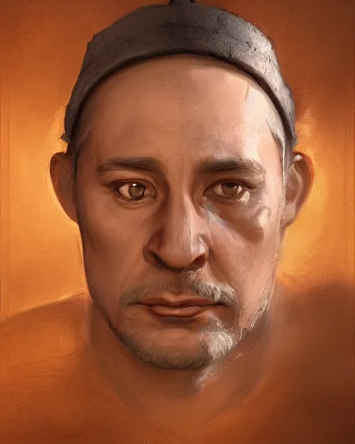 Image similar to Portrait of Christopher Columbus Tigger' child, Tigger morph of Christopher Columbus child morph, digital painting, realistic shaded, realistic shaded lighting, fan art, pixiv, by Ilya Kuvshinov, morph dna, face body morph, magali villeneuve, Artstation, by Jeremy Lipkin and by Michael Garmash and by Rob Rey