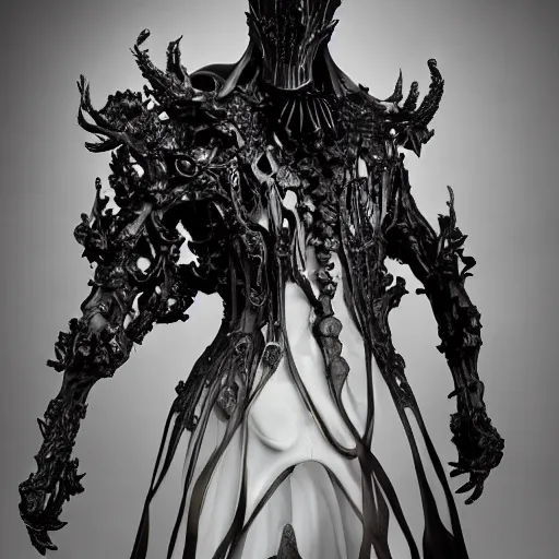 garden of bone, dark priest, carved latex armour | Stable Diffusion ...
