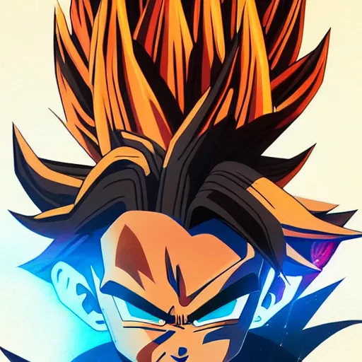 Image similar to face icon stylized minimalist dragon ball z, loftis, cory behance hd by jesper ejsing, by rhads, makoto shinkai and lois van baarle, ilya kuvshinov, rossdraws global illumination