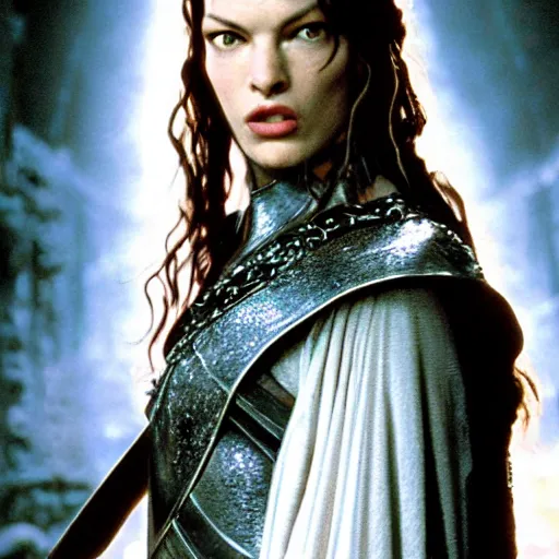 Image similar to milla jovovich in lotr,