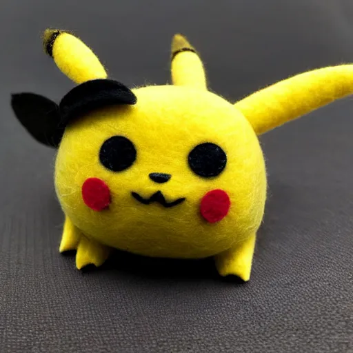 Image similar to a felt Pikachu