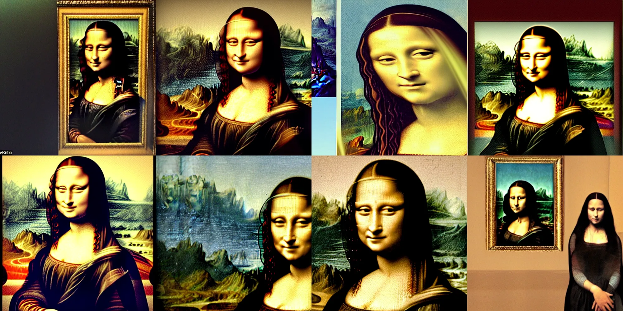 Prompt: Mona Lisa's first instagram post after becoming a Kardashian