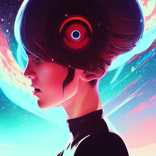 Prompt: a portrait of a beautiful dark energy in outer space, art by ilya kuvshinov and wlop and artgerm and josan gonzalez, digital art, highly detailed, intricate, sharp focus, trending on artstation hq, deviantart, pinterest, unreal engine 5, 4 k uhd image