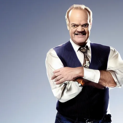 Image similar to kelsey grammer falling from the sky and screaming hd wallpaper