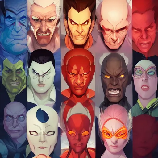 Image similar to face icon stylized minimalist x - men, loftis, cory behance hd by jesper ejsing, by rhads, makoto shinkai and lois van baarle, ilya kuvshinov, rossdraws global illumination