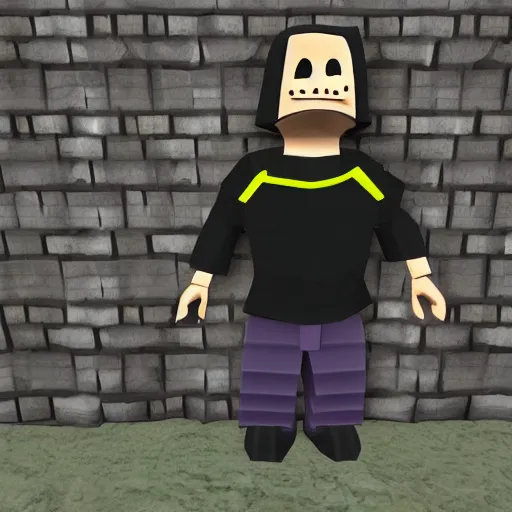 Prompt: roblox horror character dyed mother