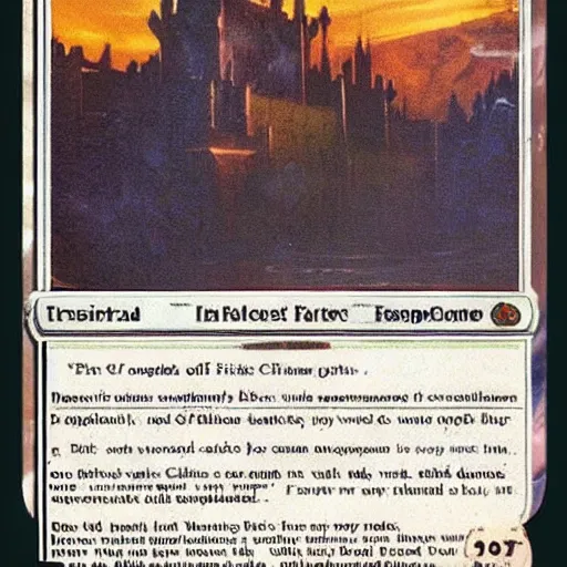 Image similar to valuable first Magic the Gathering card found from 1962