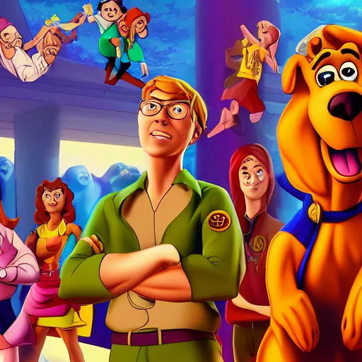 Image similar to scooby doo, cgsociety, 8 k,