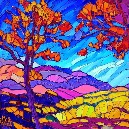 Prompt: sun landscape by erin hanson