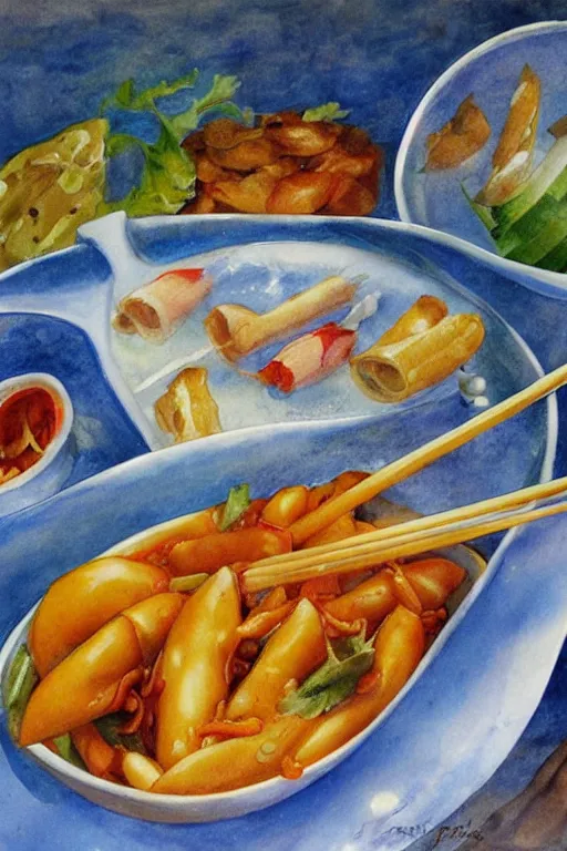 Image similar to tteokbokki by jerry pinkney