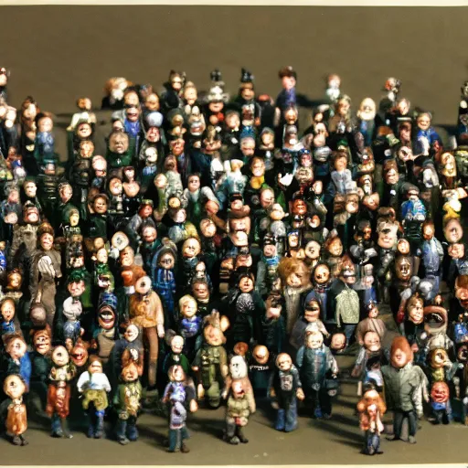 Image similar to a whole bunch of little tiny people