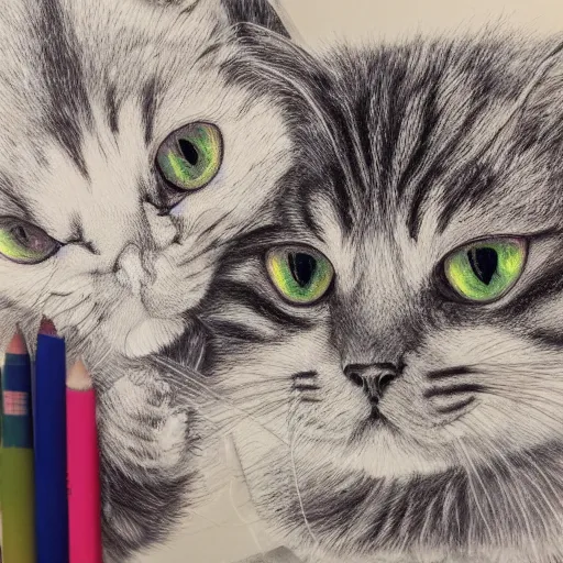 Image similar to Nekomimi 🐱👂👧, highly detailed, ✏️🎨