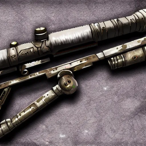 Image similar to an arcane rifle, artstation, intricate